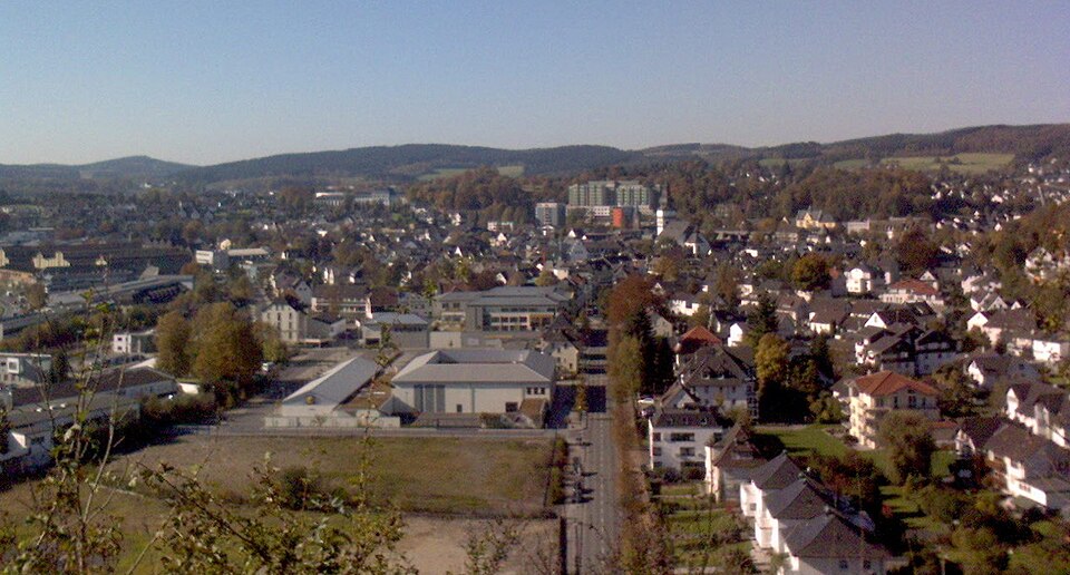 Umzug von Attendorn nach Zypern per Container: Attendorn, vom Dach der Atta-Höhle