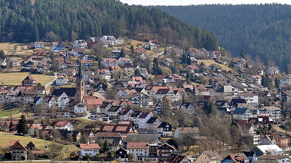 Umzug von Baiersbronn nach Zypern per Container: Stadtansicht Baiersbronn
