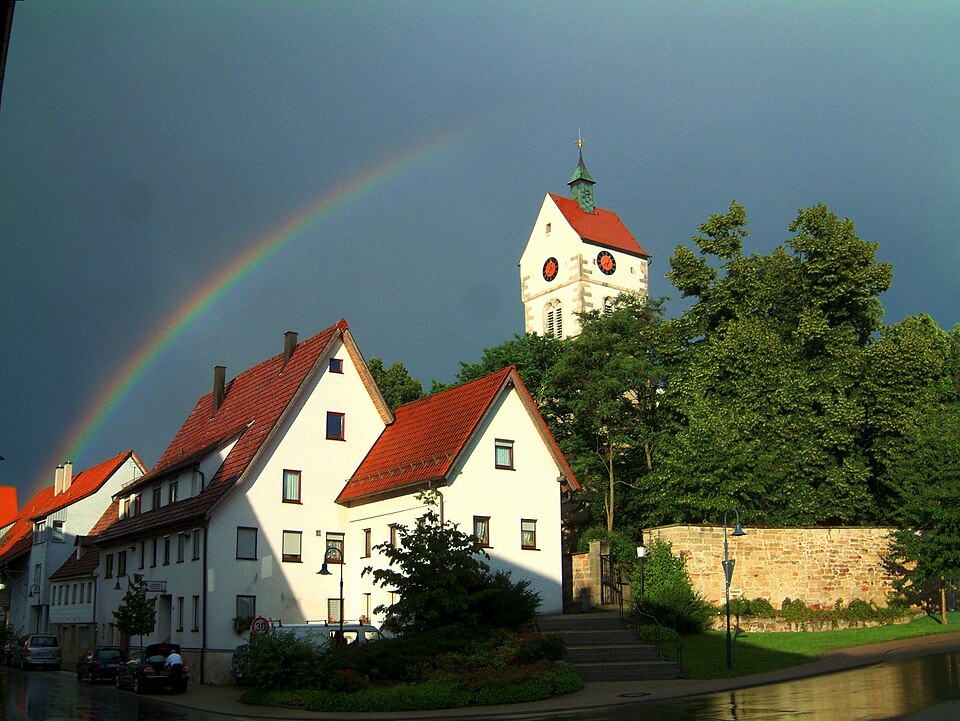 Umzug von Bondorf nach Zypern per Container: Rainbow Bondorf HDR mittel