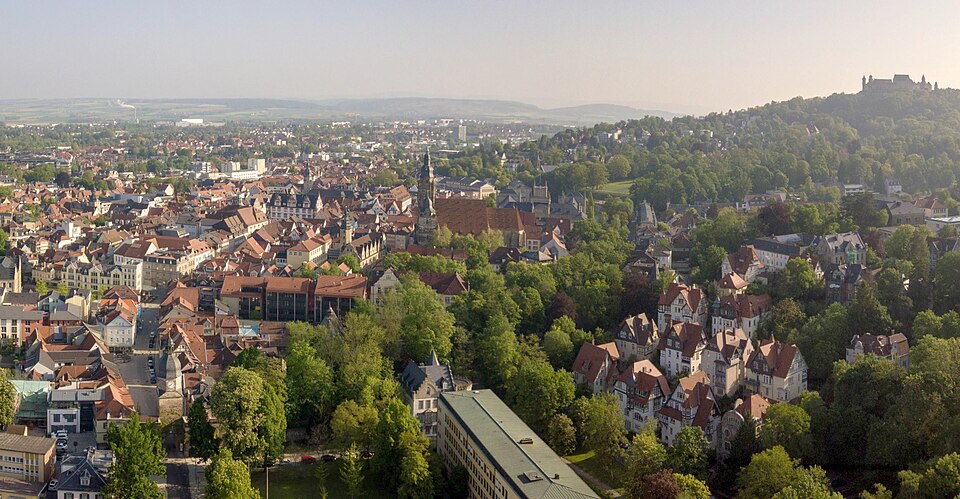 Umzug von Coburg nach Zypern per Container: Panorama Altstadt Coburg
