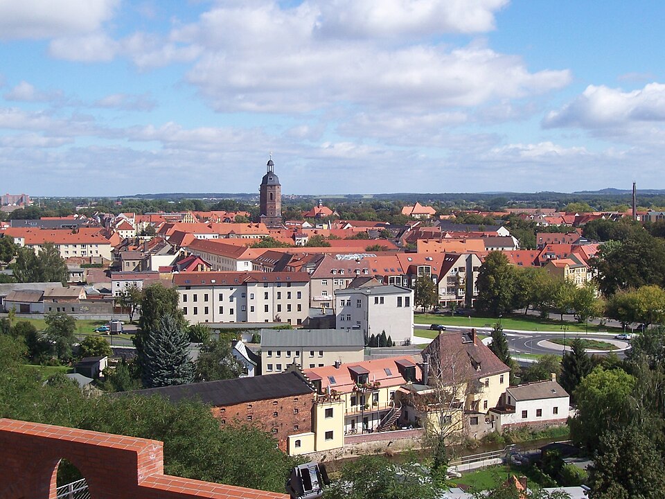 Umzug von Eilenburg nach Zypern per Container: Eilenburg vom Burgberg