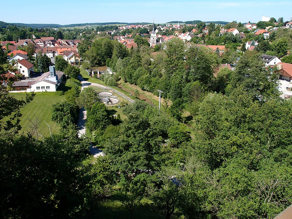 Umzug von Emskirchen nach Zypern per Container: Stadtansicht Emskirchen