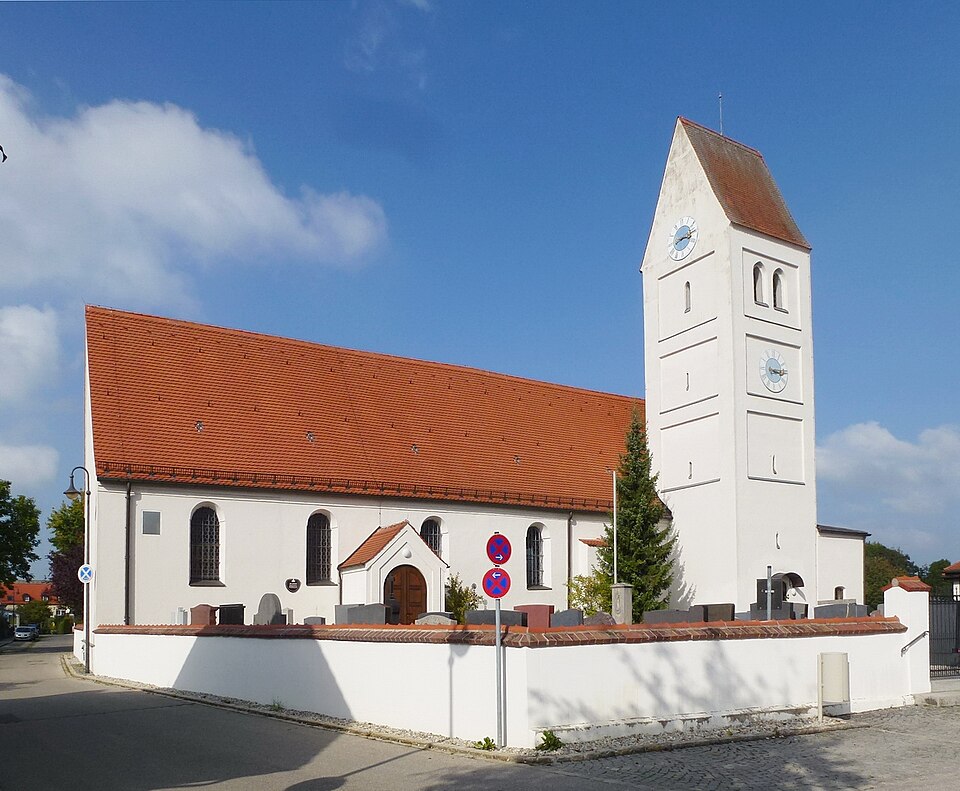 Umzug von Germering nach Zypern per Container: Germering-Unterpfaffenhofen Kath Kirche StJakob Alte – Foto: K.Baas, CC BY-SA 3.0 de, via Wikimedia Commons Umzug von Germering nach Zypern per Container: Germering-Unterpfaffenhofen Kath Kirche StJakob Alte