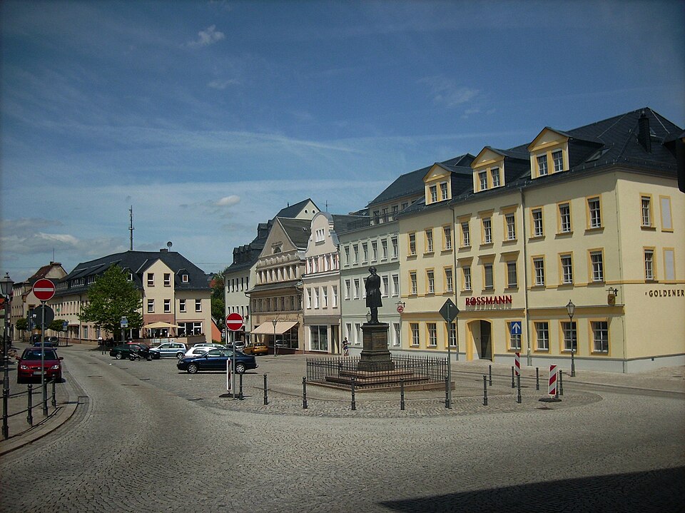 Umzug von Hainichen nach Zypern per Container: Stadtansicht Hainichen