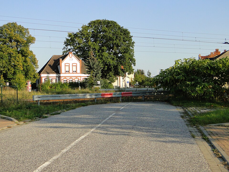 Umzug von Karstädt nach Zypern per Container: Karstädt Bahnhof
