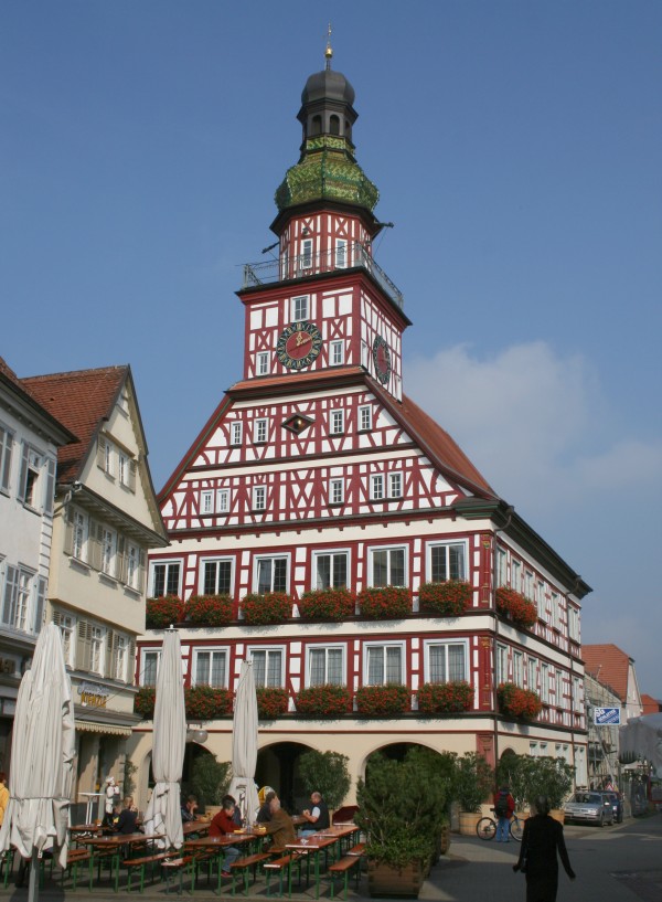 Umzug von Kirchheim unter Teck nach Zypern per Palette: Stadtansicht Kirchheim unter Teck