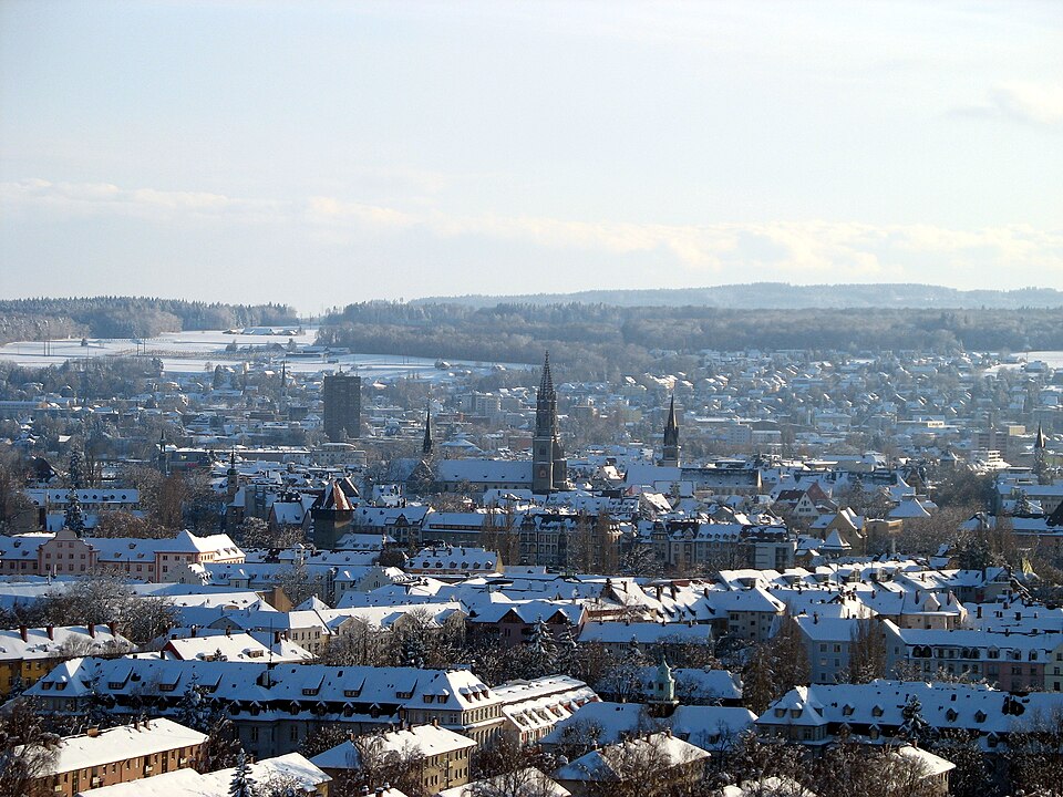 Umzug von Konstanz nach Zypern per Container: Konstanz im Schnee