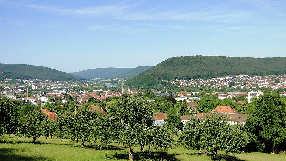 Umzug von Lohr am Main nach Zypern per Palette: Stadtansicht Lohr am Main