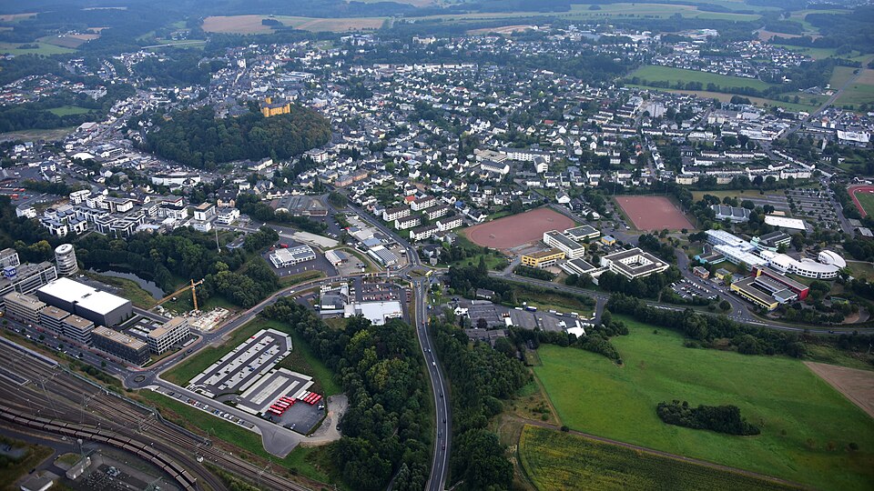 Umzug von Montabaur nach Zypern per Container: Stadtansicht Montabaur