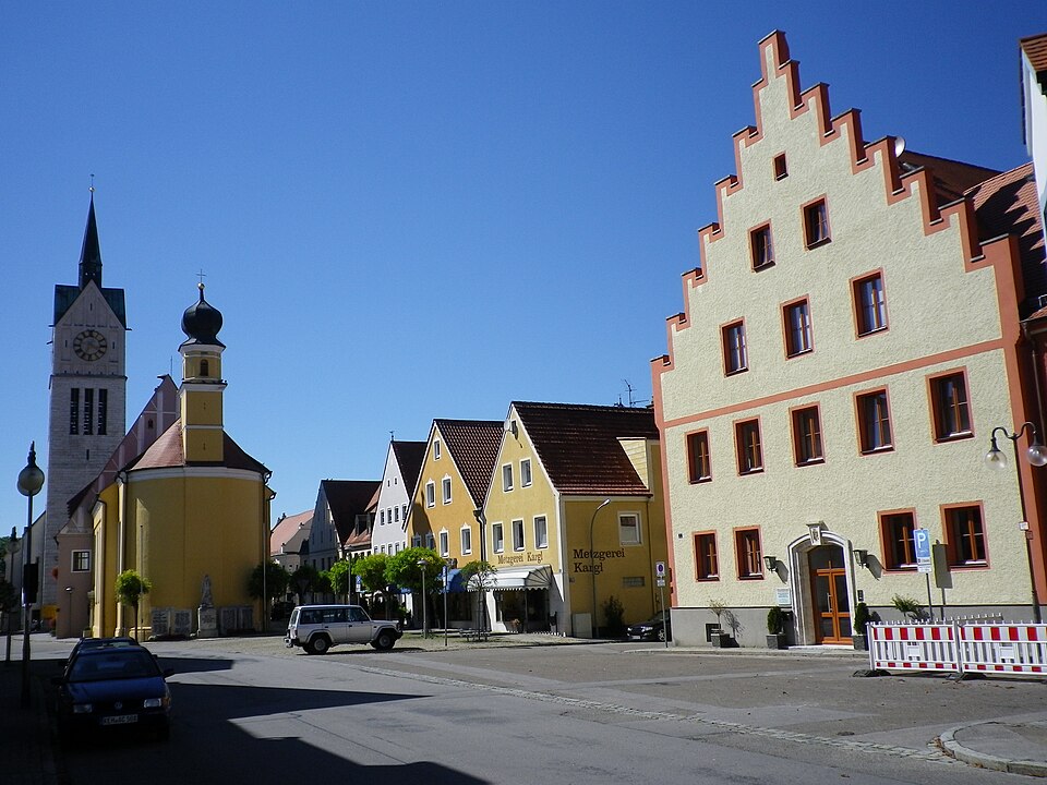 Umzug von Neustadt an der Donau nach Zypern per Container: Altstadt von Neustadt an der Donau
