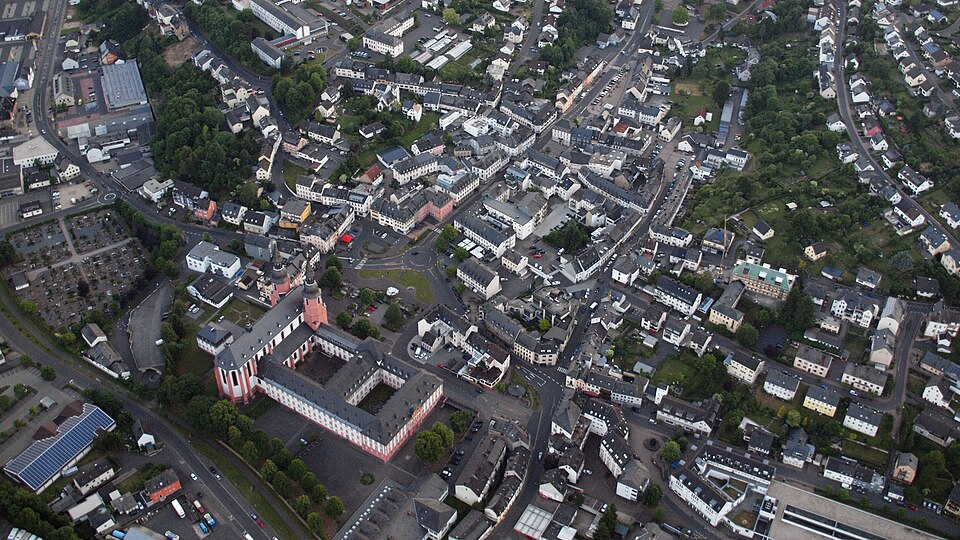 Umzug von Prüm nach Zypern per Container: Stadtansicht Prüm