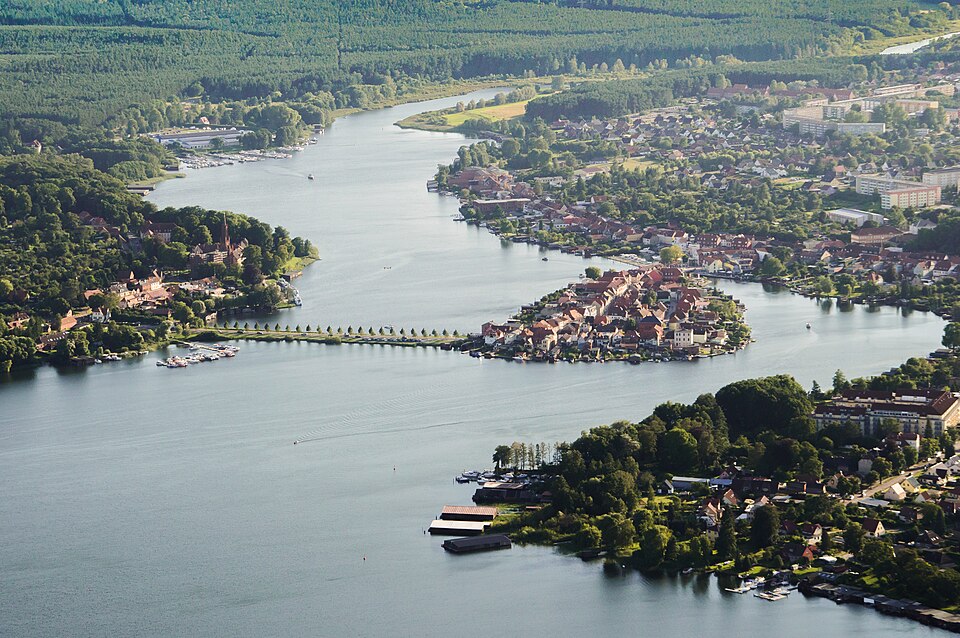 Umzug von Recke nach Zypern per Container: Malchow (Mecklenburg), Luftaufnahme in Recke