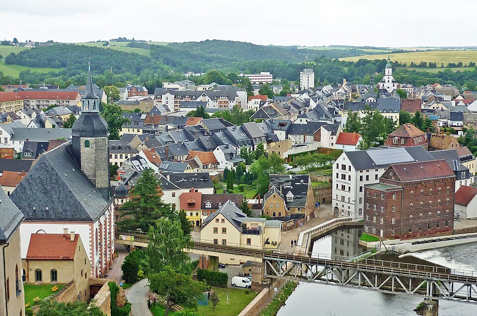 Umzug von Rochlitz nach Zypern per Container: Stadtansicht Rochlitz