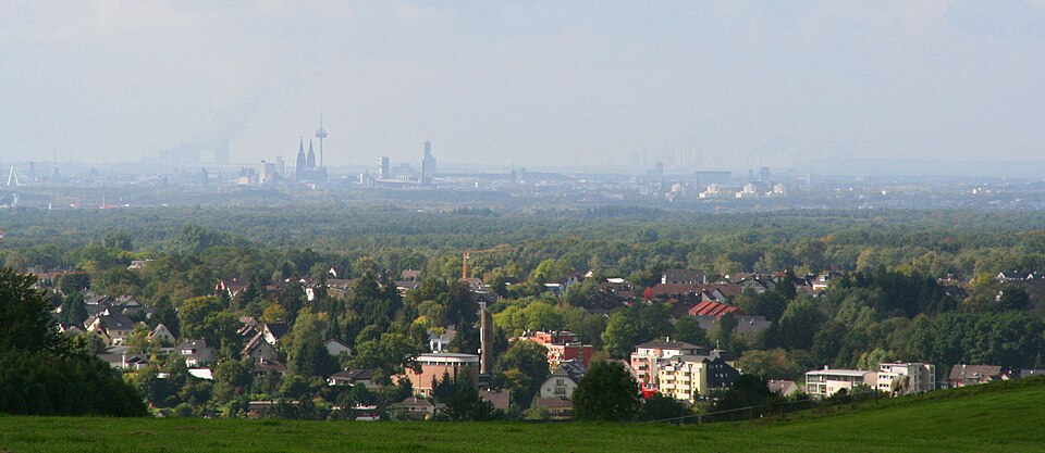 Umzug von Rösrath nach Zypern per Container: Panorama Rösrath bis Köln