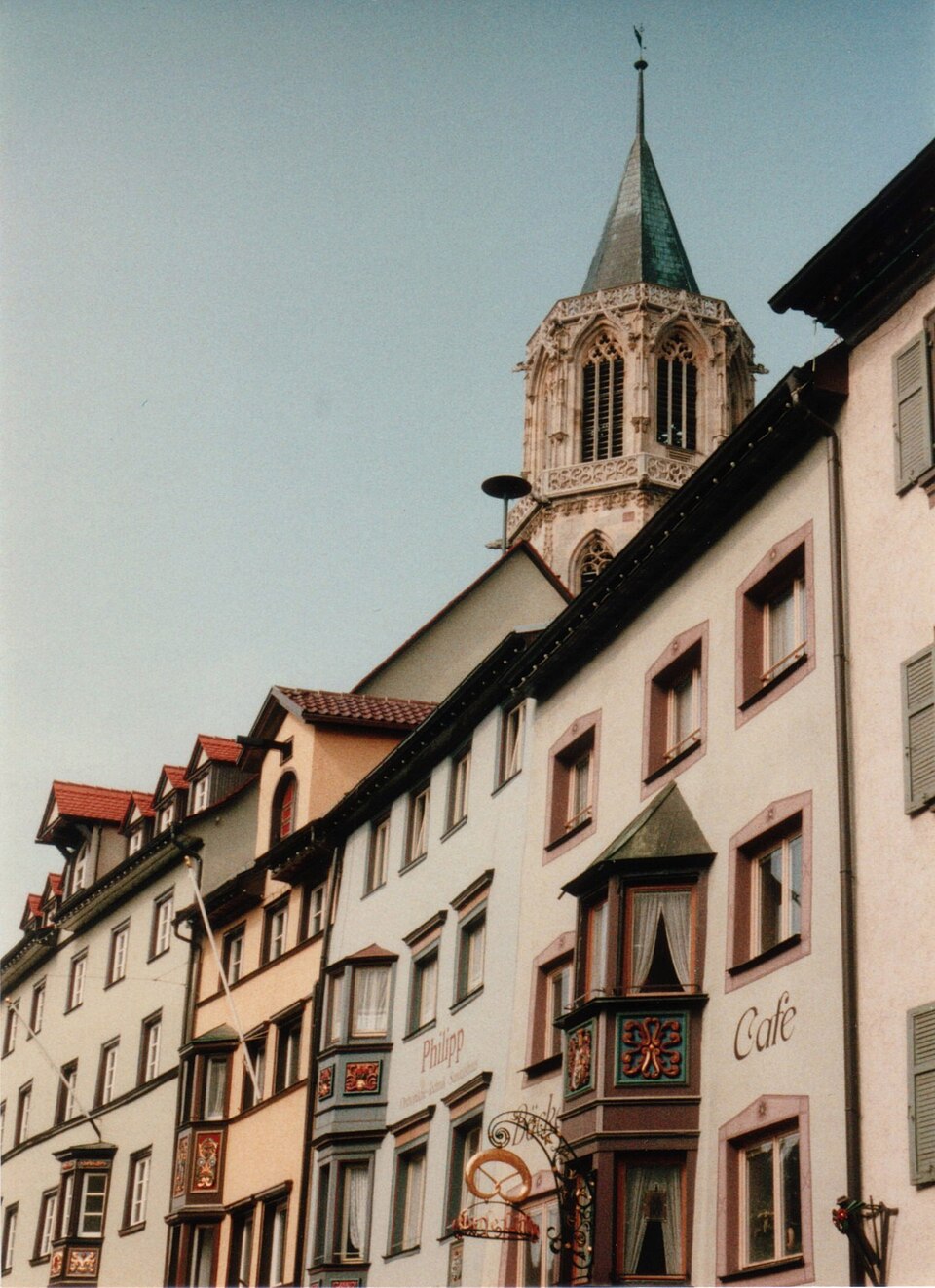 Umzug von Rottweil nach Zypern per Container: Germany Rottweil Main Street
