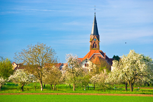 Umzug von Schwanau nach Zypern per Container: Kirche Schwanau-Nonnenweier MS – Foto: Michael Sauer, CC BY-SA 3.0, via Wikimedia Commons Umzug von Schwanau nach Zypern per Container: Kirche Schwanau-Nonnenweier MS