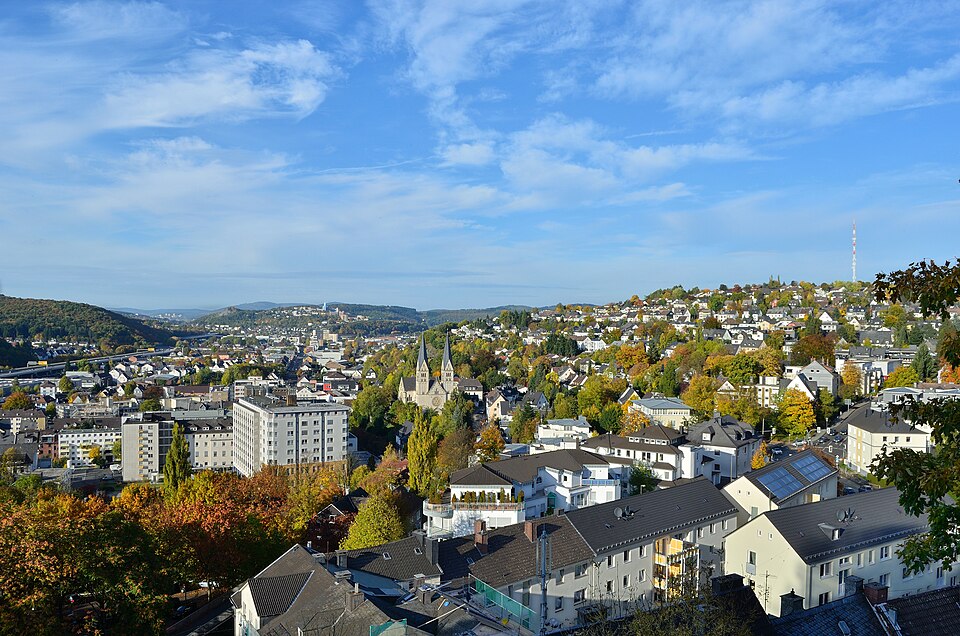 Umzug von Siegen nach Zypern per Container: Stadtansicht Siegen