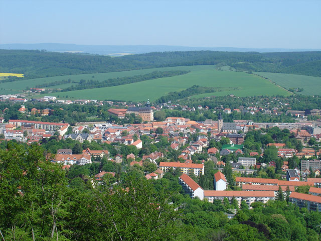 Umzug von Sondershausen nach Zypern per Palette: Stadtzentrum Sondershausen