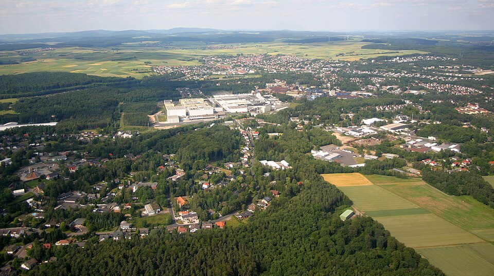 Umzug von Stadtallendorf nach Zypern per Container: Stadtallendorf Luft