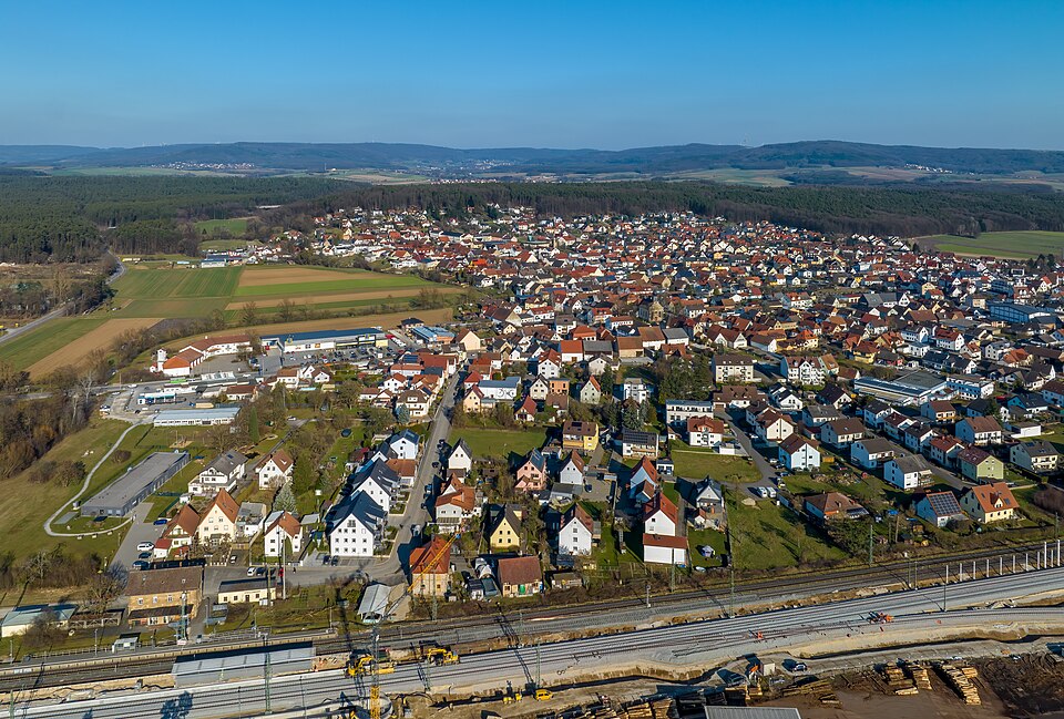 Umzug von Strullendorf nach Zypern per Container: Strullendorf Bahnstrecke Nürnberg–Bamberg- -RM