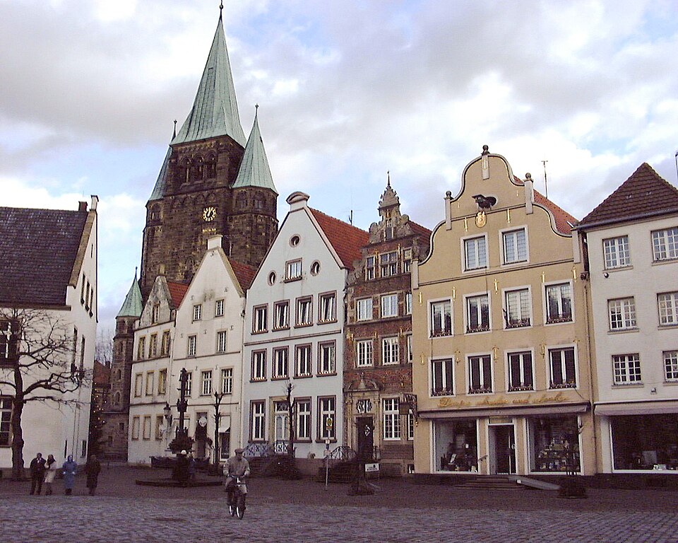 Umzug von Warendorf nach Zypern per Container: Warendorf Marktplatz