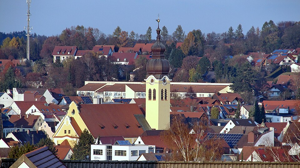 Umzug von Wolnzach nach Zypern per Container: Wolnzach Ortszentrum